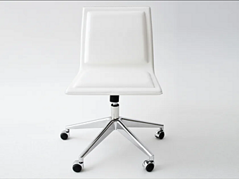 Eco Leather Office Chair with Castors Gallotti&Radice OFX 09 Eco Leather Office Chair with Castors Gallotti&Radice OFX 09 factory Gallotti & Radice from Italy