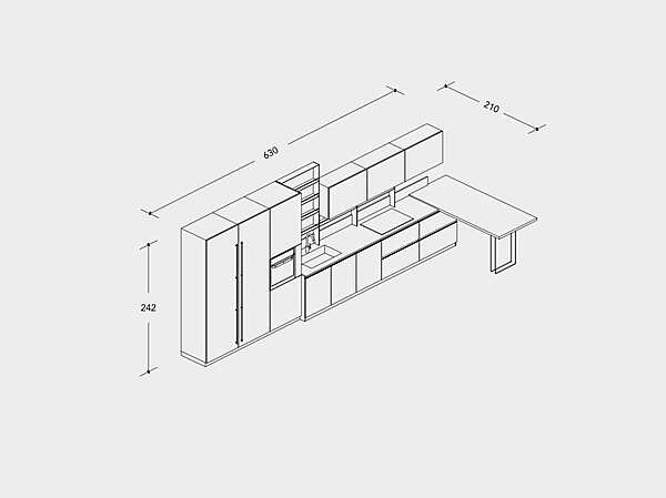 Kitchen ARREX Loft 2.2_ 10 factory ARREX from Italy. Foto №7