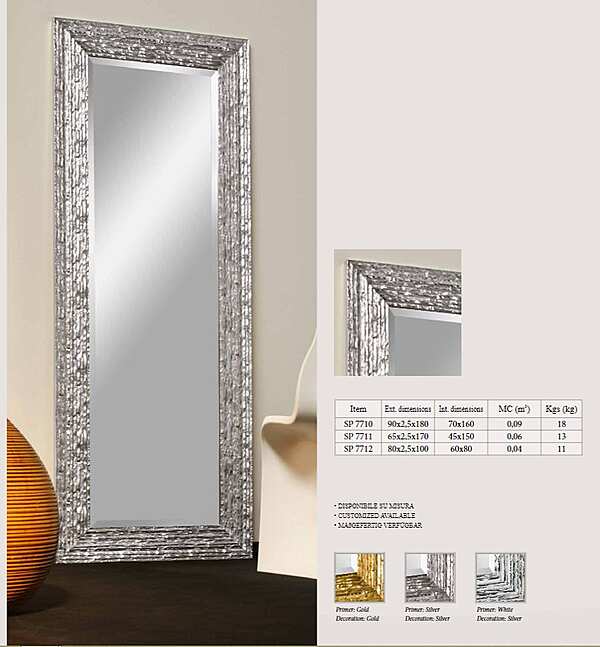 Mirror TONIN CASA SP 7710 factory TONIN CASA from Italy. Foto №1