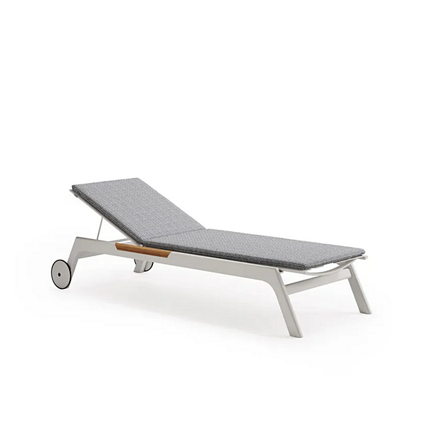 Aluminium Recliner Sun Lounger with Castors Atmosphera Nevada NV.LT factory ATMOSPHERA from Italy. Foto №3