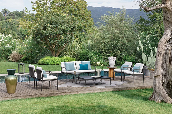 Garden Aluminium Easy Chair with Armrests Atmosphera Air factory ATMOSPHERA from Italy. Foto №16