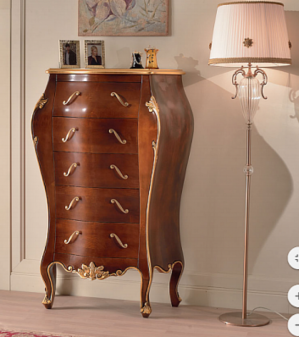 Chest of drawers SCAPPINI 2089 factory SCAPPINI from Italy. Foto №1
