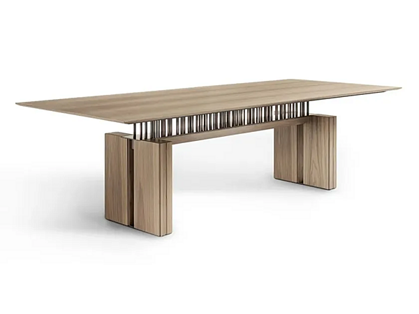 Walnut dining table GIORGETTI G-Code 71215, 71216 factory GIORGETTI from Italy. Foto №4