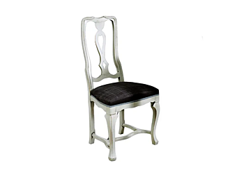 Chair with footrest upholstered in fabric Interiors Italia PR510 factory Interiors Italia from Italy