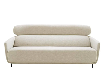 Three-seater fabric sofa with headrest LIGNE ROSET OKURA 17100905 factory LIGNE ROSET from Italy