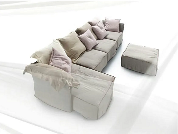 Sectional sofa with upholstered back ERBA ITALIA INDEPENDENT factory ERBA ITALIA from Italy. Foto №10