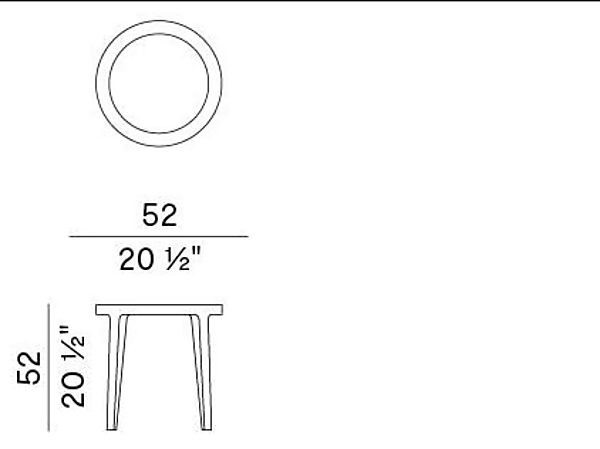 Round ash side table with marble top Potocco Spring 841 TBC 841/TBC factory POTOCCO from Italy. Foto №4