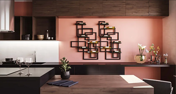 Wall Mounted Bottle Rack Caos DAMIANO LATINI factory DAMIANO LATINI from Italy. Foto №2