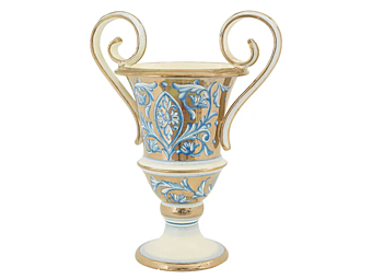 Handmade ceramic vase Zodiaco Oro L_Antica Deruta ZD/1091/60