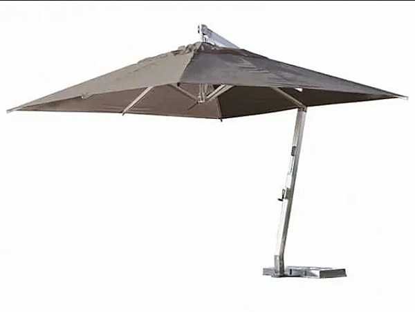 Square Anodized Aluminium Garden Umbrella Varaschin Copacabana 4754, 4756 factory VARASCHIN from Italy. Foto №1