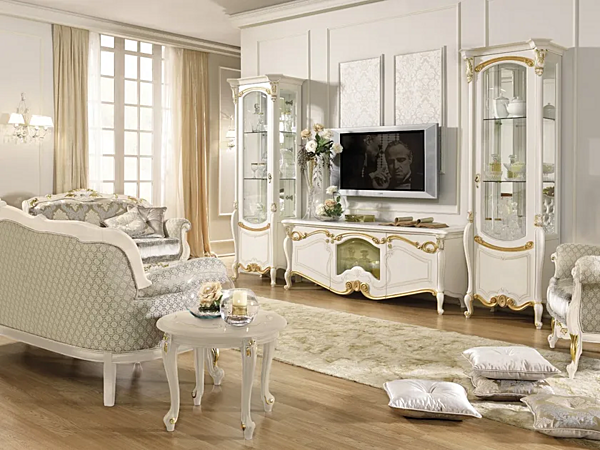 Wooden TV Cabinet with Doors CASA +39 La Fenice 1608 factory CASA +39 from Italy. Foto №3