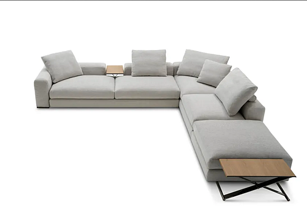 Sectional fabric sofa Ananta Saba factory SABA from Italy. Foto №6