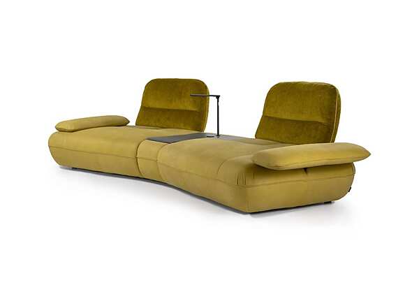 Fabric sofa with upholstered back Egoitaliano Hoops factory Egoitaliano from Italy. Foto №1