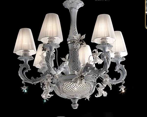 Chandelier LORENZON (F.LLI LORENZON) LL.15/GP/F/1PA/6F factory LORENZON (F.LLI LORENZON) from Italy. Foto №1