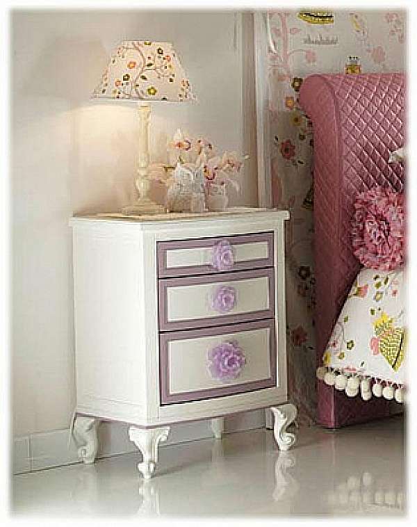 Bedside table HALLEY 726 BICOLORE factory HALLEY from Italy. Foto №1
