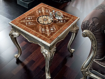 Square Solid Wood Coffee Table Modenese Luxury Interiors 12628 factory MODENESE GASTONE from Italy