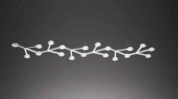 LED pendant lamp in net design by Artemide 1578050APP factory Artemide from Italy. Foto №4