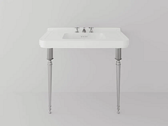 Oval ceramic washbasin with Rockefeller legs Park Avenue Alexa PKASTON-PKMLEGSALEXA factory Park Avenue from Italy