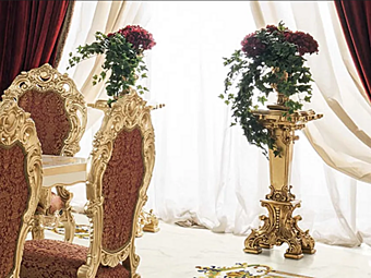 Wooden Pedestal 15675 Modenese Luxury Interiors factory MODENESE GASTONE from Italy