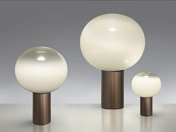 LED table lamp made of blown glass Laguna Artemide factory Artemide from Italy. Foto №5