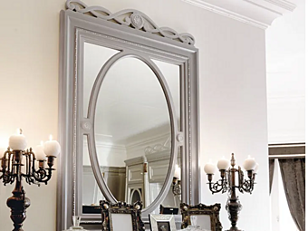 Rectangular Wooden Wall Mounted Mirror Incontri Martini Interiors Rectangular Wooden Wall Mounted Mirror Incontri Martini Interiors factory MARTINI INTERIORS from Italy