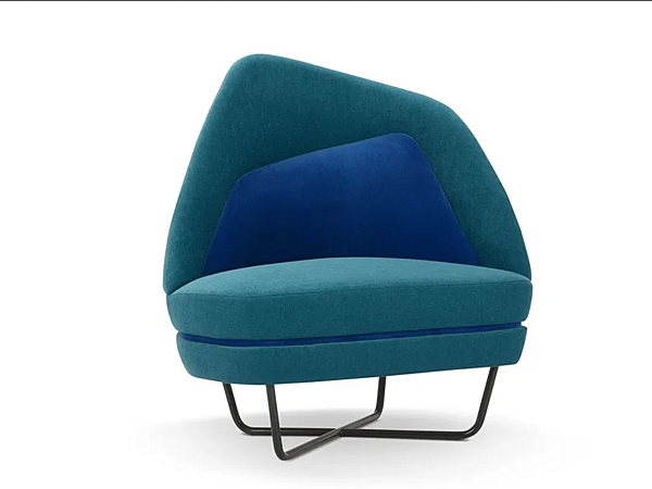 Upholstered velvet armchair Bixib Adrenalina IMB1070316 factory ADRENALINA from Italy. Foto №7