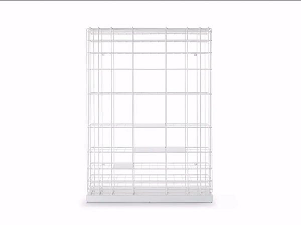 Freestanding Iron Bookcase Leyva Saba factory SABA from Italy. Foto №1