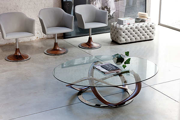 Coffee table PORADA Infinity tavolino tondo factory PORADA from Italy. Foto №3