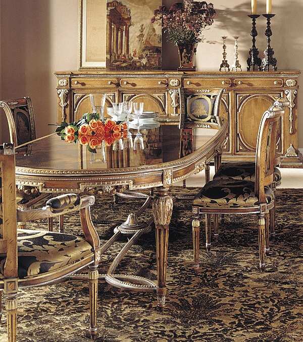 Table FRANCESCO MOLON Italian & French Country F105-B factory FRANCESCO MOLON  from Italy. Foto №3