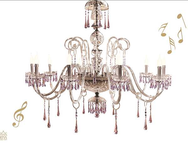 Chandelier Riva Mobili Sinfonie Perfette 7823 factory RIVA MOBILI from Italy. Foto №1