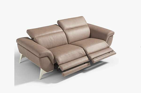 3-seater leather sofa with headrest Egoitaliano Maisie factory Egoitaliano from Italy. Foto №2