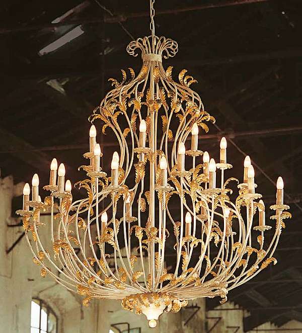 Chandelier MM LAMPADARI 5098/32 factory MM LAMPADARI from Italy. Foto №1