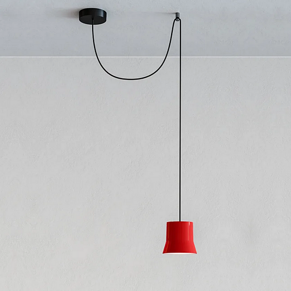 LED Pendant Lamp in Aluminium by Artemide Gio Light Decentrata factory Artemide from Italy. Foto №4