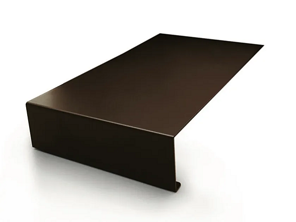 Low rectangular coffee table in steel Elle Duomo Design factory Duomo Design from Italy. Foto №1