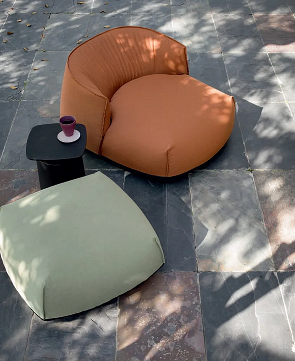 Garden Pouf Sunbrella Brioni Kristalia Outdoor factory Kristalia from Italy. Foto №6