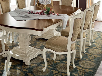 Baroque Upholstered Chair Modenese Luxury Interiors 13508 factory MODENESE GASTONE from Italy