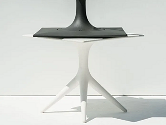 Square Polypropylene Garden Table Driade APP factory Driade from Italy