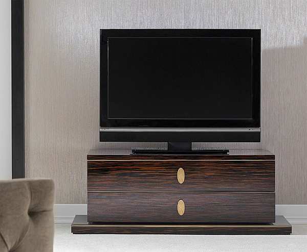 TV stand ANGELO CAPPELLINI Opera ORFEO 41035 factory ANGELO CAPPELLINI from Italy. Foto №2