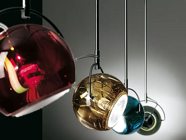 Pendant lamp Beluga Colour Fabbian factory Fabbian from Italy. Foto №8
