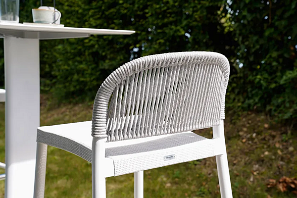 Garden Stool High Powder Coated Aluminium Clever VARASCHIN 229S5, 229S0 factory VARASCHIN from Italy. Foto №3