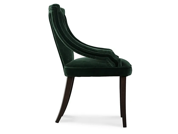 Upholstered Velvet Armchair Cayo BRABBU factory BRABBU from Italy. Foto №3