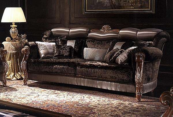 Couch ELLESALOTTI Ludmila-2 factory LUXURY SOFA from Italy. Foto №1