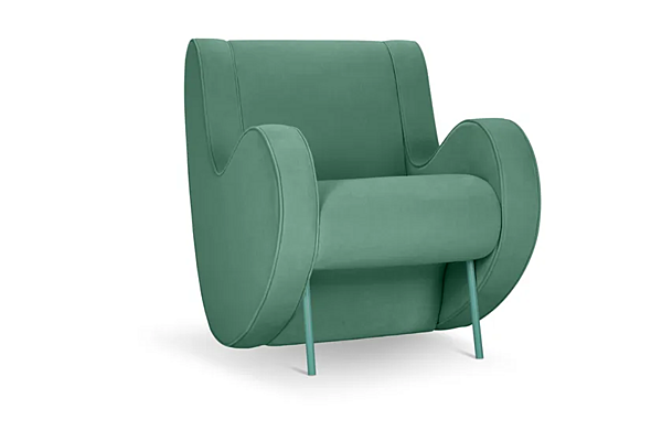 Fabric armchair with armrests Adrenalina Atina IMB1072180 factory ADRENALINA from Italy. Foto №8