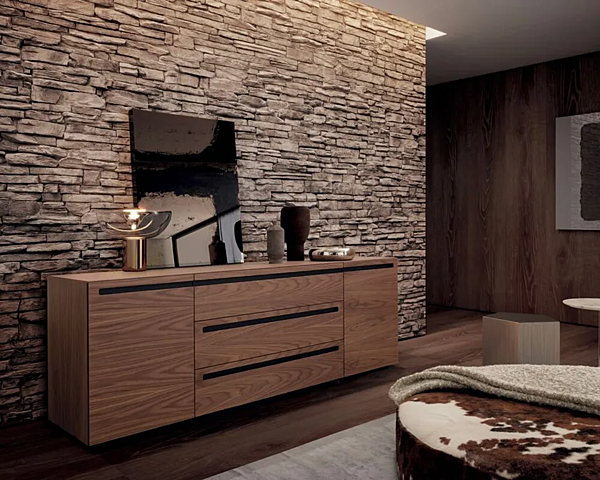 Sideboard with Drawers Melamine Faced Chipboard i 4 Mariani factory i 4 Mariani from Italy. Foto №6