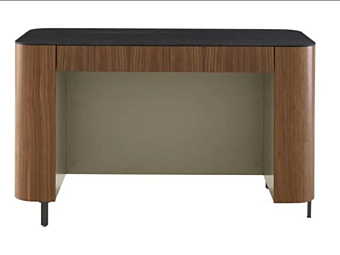 Rectangular wood veneer writing desk LIGNE ROSET Postmoderne 00VHAJ1N