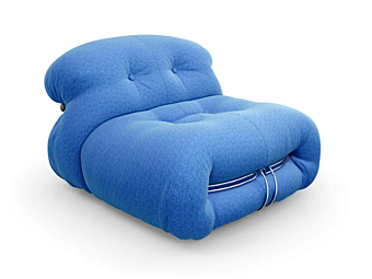 Fabric armchair Soriana CASSINA factory CASSINA from Italy