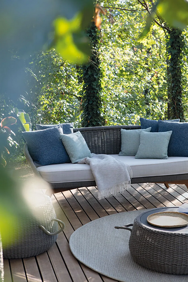 Rectangular Outdoor Acrylic Cushion with Removable Cover Atmosphera Deco factory ATMOSPHERA from Italy. Foto №6