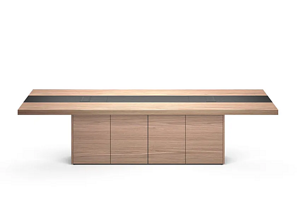 Rectangular wooden meeting table I 4 Mariani Kefa factory i 4 Mariani from Italy. Foto №1