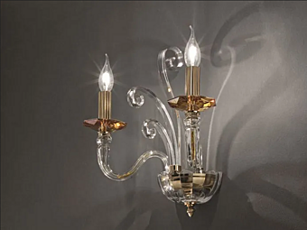 Glass Wall Light Donatello Alicante A2 Euroluce Lampadari factory EUROLUCE LAMPADARi from Italy