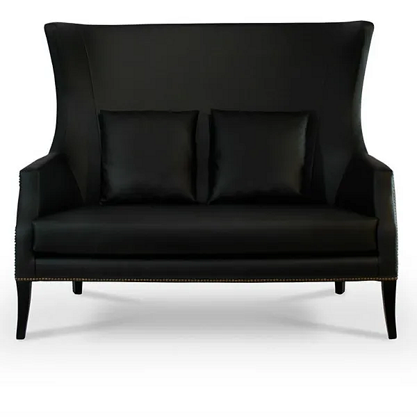 Two-Seater Leather Sofa Dukono BRABBU factory BRABBU from Italy. Foto №3